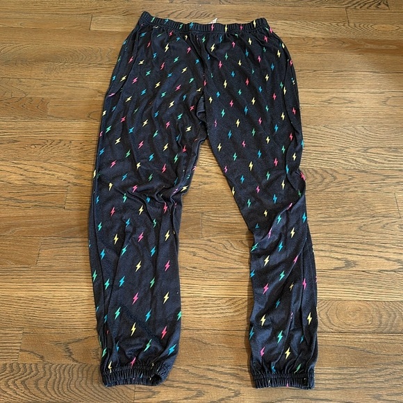 Heartbreaker Junior Girl’s Lightning Bolt Pajama Pants - Size Small - Picture 2 of 4